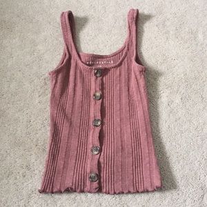 Dark pink tank top